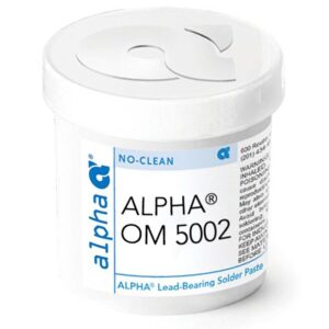 Alpha OM5002 Sn63/Pb37 Kurşunlu Krem Lehim